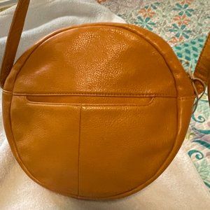Hobo Groove Crossbody Butterscotch Leather Retired Rare